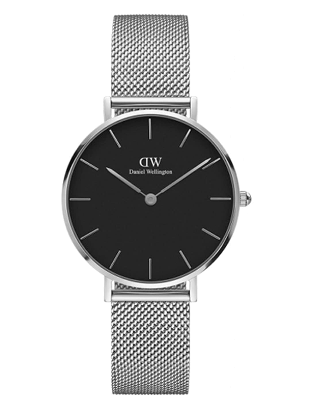 Montre Femme Daniel Wellington DW00100162 Cadran Noir Boîtier Argent