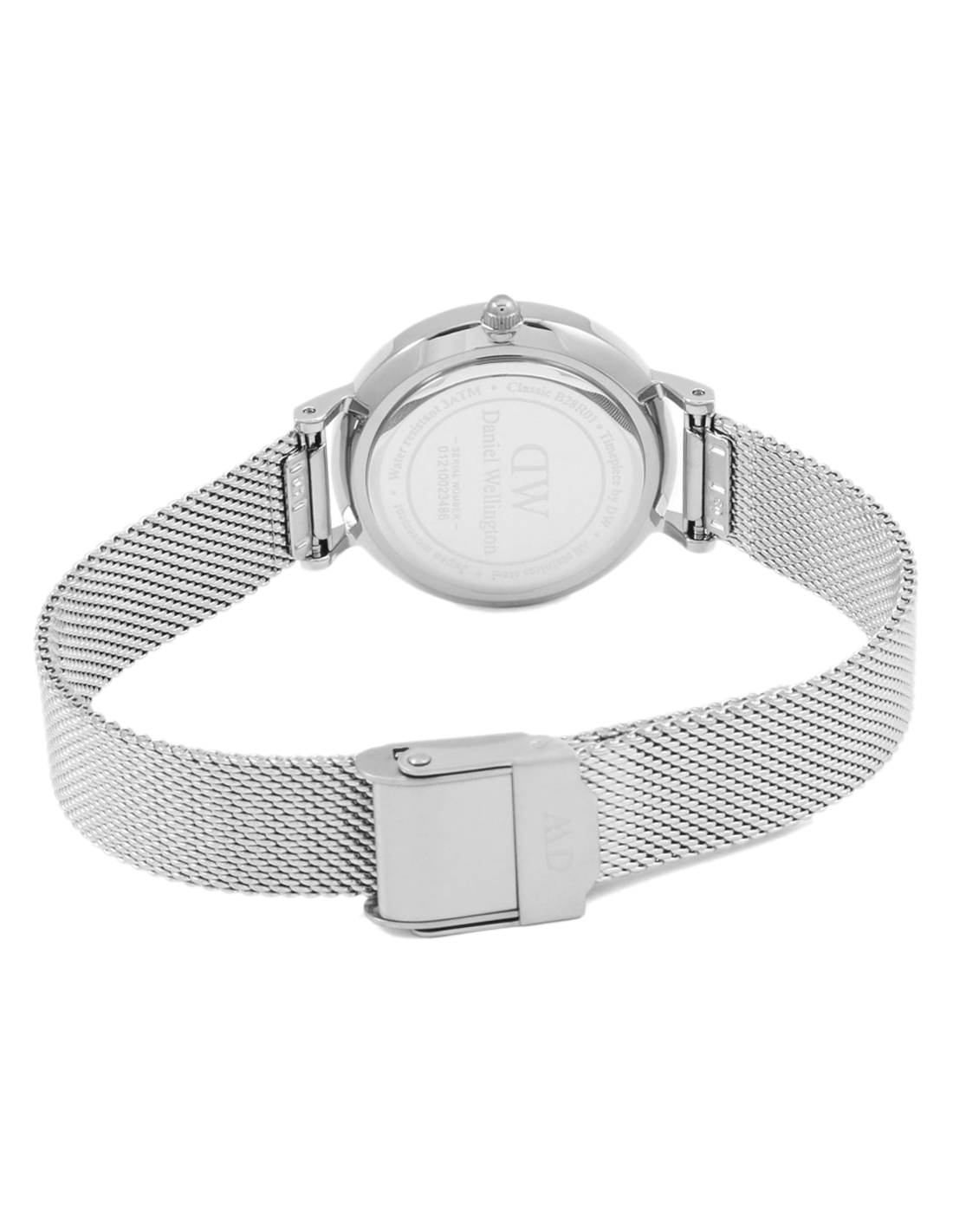 Montre Femme Daniel Wellington DW00100220 Classic Petite 28mm Cadran Blanc Acier vue 3