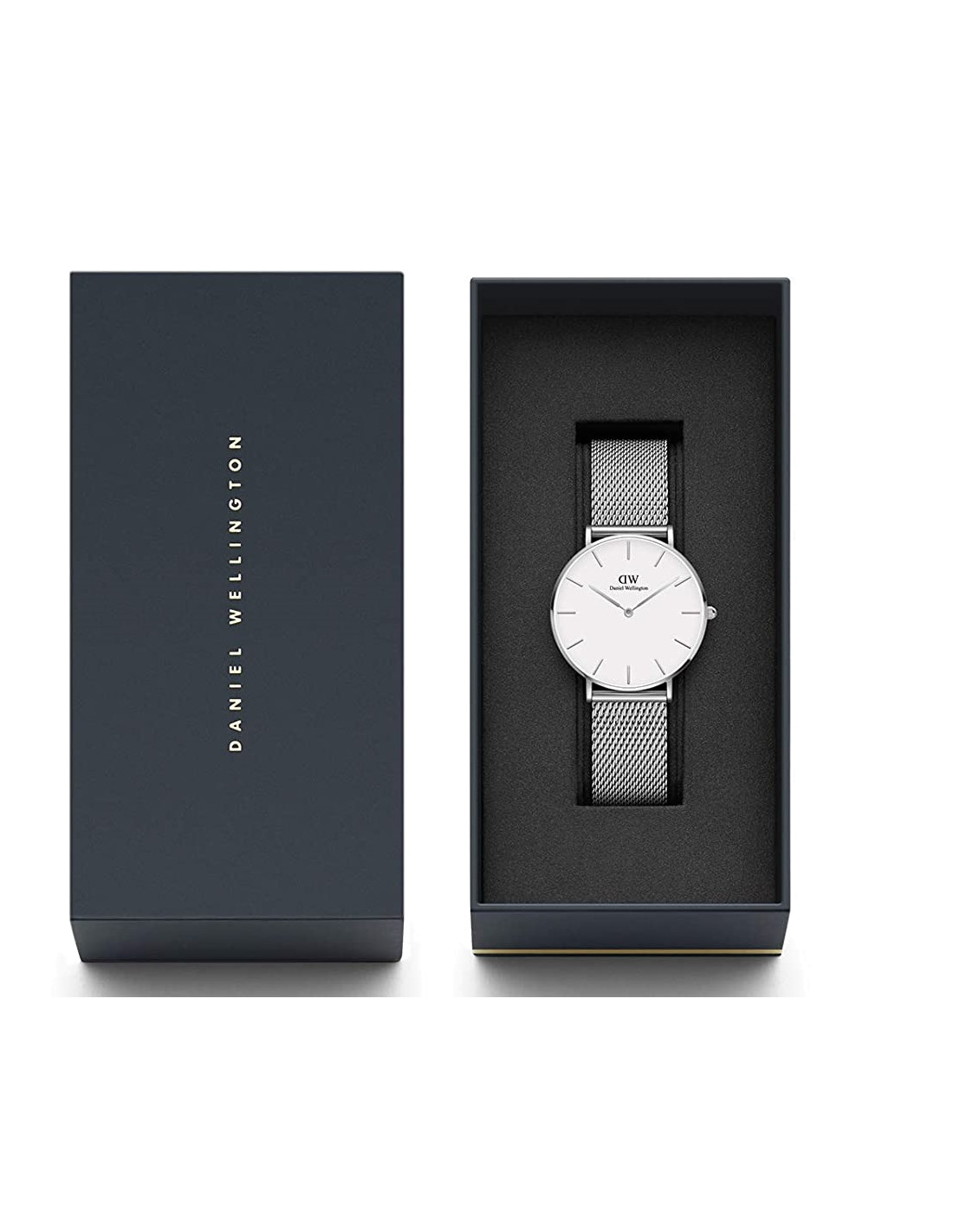 Montre Femme Daniel Wellington DW00100306 Classic Petite Sterling - Cadran Nacre 36mm, Boîtier et Maille Milanaise Argentés vue 3