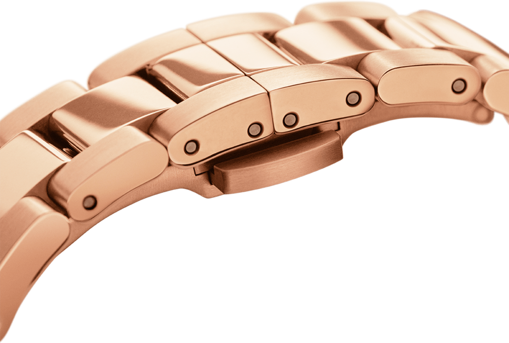 Montre Femme Daniel Wellington Iconic Link 36mm DW00100331 cadran rose vue 4