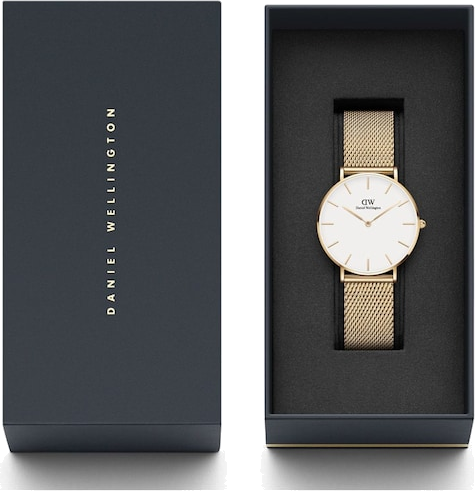 Montre Femme Daniel Wellington Petite Evergold 28mm Or DW00100350 vue 4