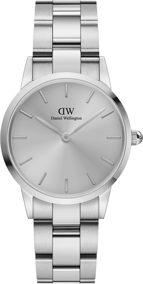 Montre Femme Daniel Wellington Iconic Link Unitone DW00100402 en acier argenté