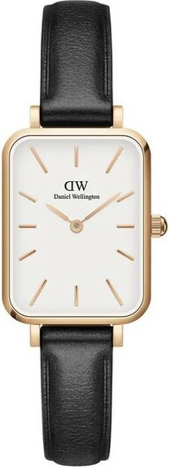 Montre Daniel Wellington Quadro Pressed DW00100434 Bracelet en cuir noir