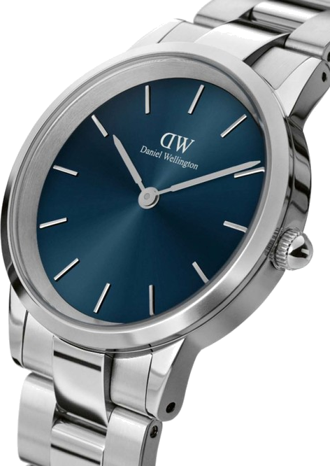 Montre Femme Daniel Wellington DW00100459 Iconic Arctic - Cadran Bleu 32mm Acier Poli vue 2
