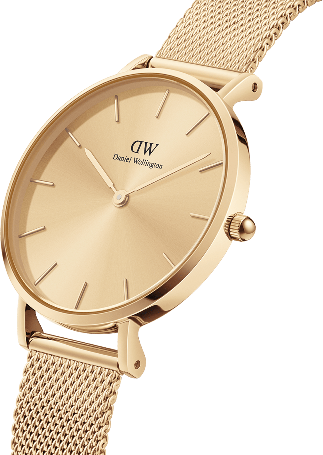 Montre Daniel Wellington DW00100475 Petite Unitone 36mm - Cadran et Maille Milanaise Or Jaune pour Femme vue 2