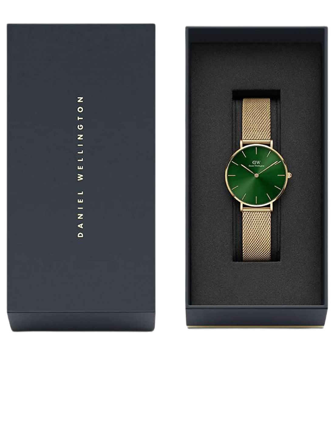 Montre Femme Daniel Wellington Petite Emerald 32mm DW00100480, Cadran Vert Emeraude, Boîtier et Bracelet Dorés vue 4