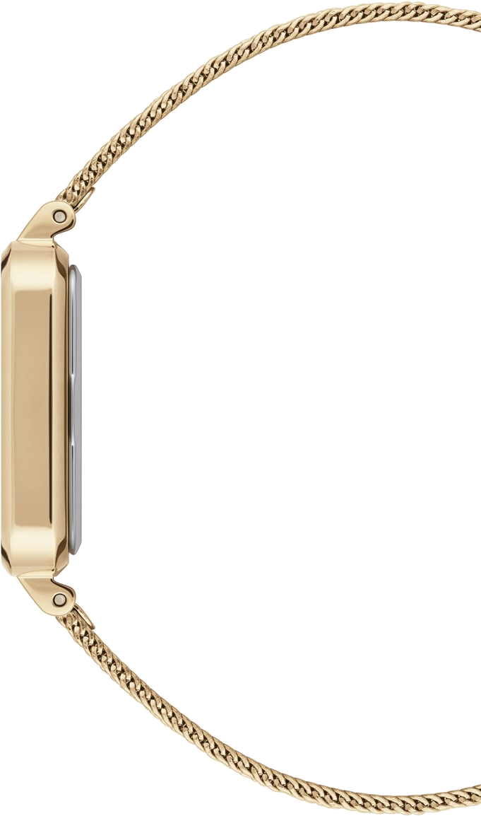 Montre Femme Daniel Wellington DW00100485 Quadro Rectangulaire Or Rose Maille Acier vue 3