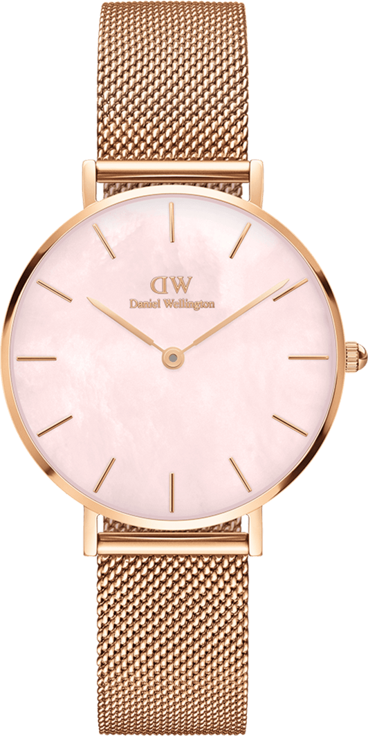 Montre Femme Daniel Wellington Petite Melrose Pearl 32mm DW00100516 cadran rose nacre