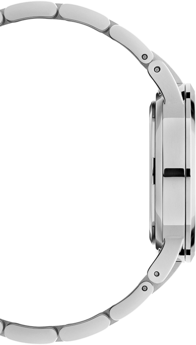 Montre Daniel Wellington DW00100540 Iconic Link, cadran bleu pastel Capri 28mm, bracelet acier poli pour femme vue 5