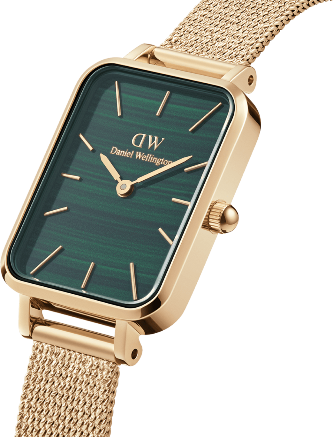 Montre Daniel Wellington DW00100561 Quadro Pressed Evergold Cadran Vert vue 2