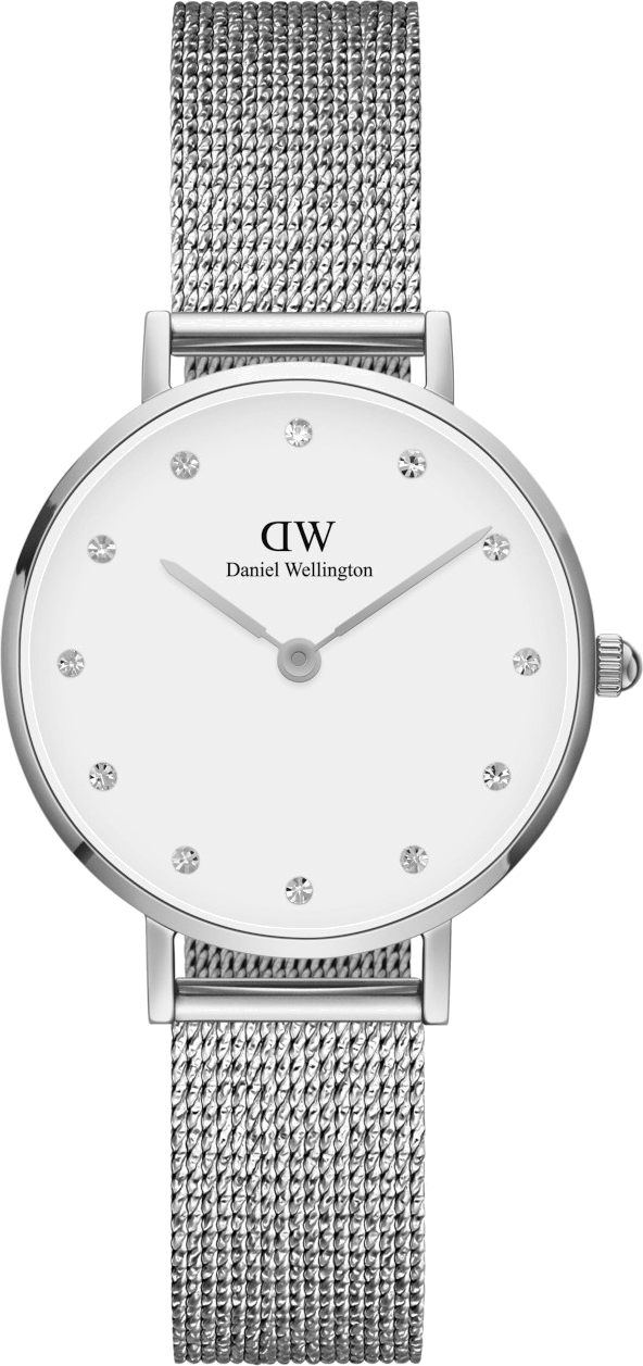 Montre Femme Daniel Wellington DW00100602 Cadran Blanc 28mm Acier Argent
