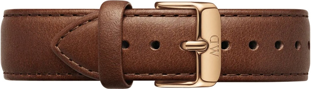 Montre Homme Daniel Wellington DW00100640 Chronographe Boîtier Or Rose Cadran Marron Cuir vue 4