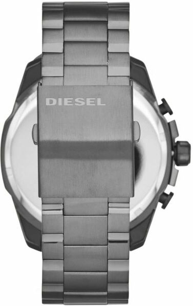 Montre Homme Diesel Mega Chief DZ4421 en Acier Gris Anthracite