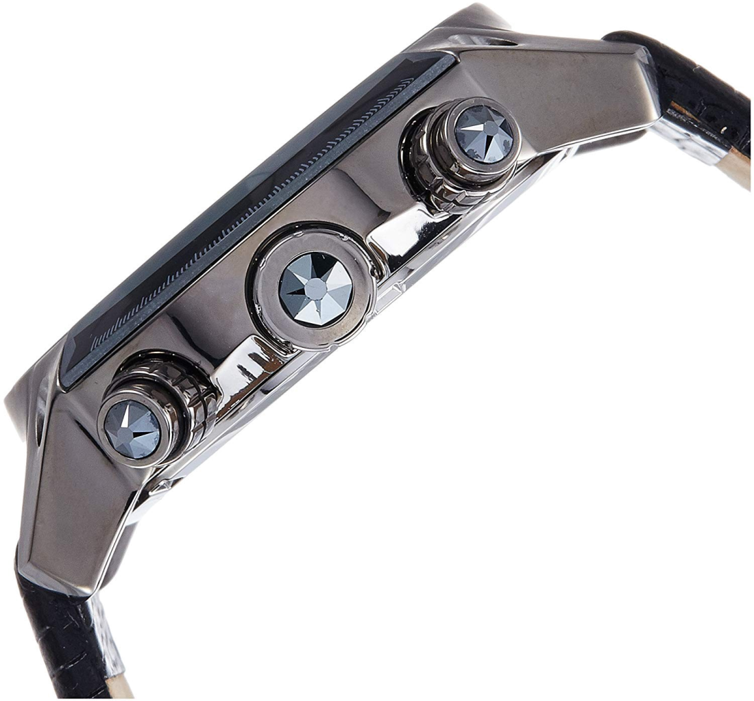 Montre Diesel DZ4437 Padlock Chronographe Noir Intégral vue 2