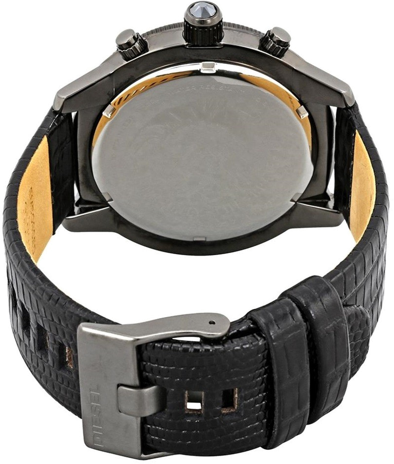 Montre Diesel DZ4437 Padlock Chronographe Noir Intégral vue 4