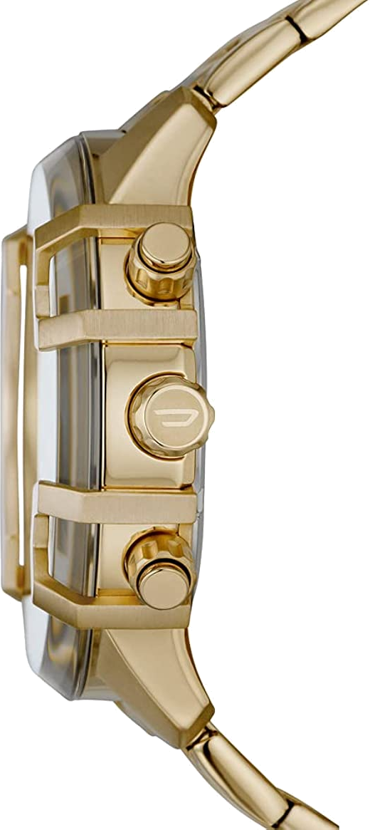 Montre Diesel DZ4573 Homme en Acier Doré Jaune 48mm vue 2