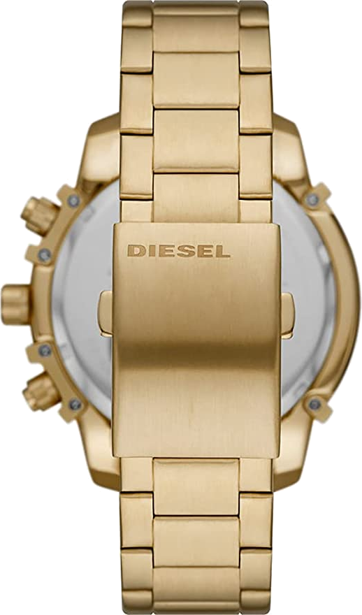Montre Diesel DZ4573 Homme en Acier Doré Jaune 48mm vue 3