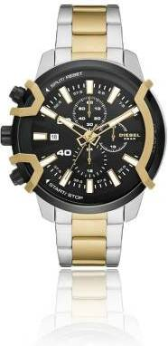 Montre Diesel Griffed DZ4577 pour Homme, Boîtier et Bracelet Acier Bicolore Argent/Or vue 3