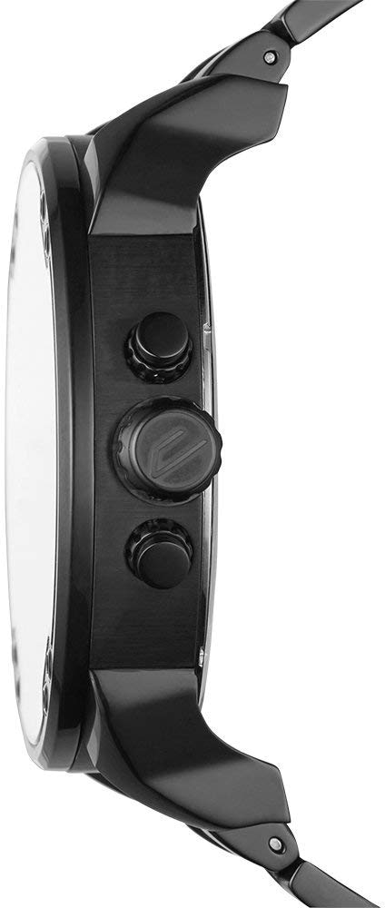 Montre Diesel Mr Daddy DZ7395 pour Homme, Boîtier Acier Noir 57mm avec Affichage Multi-Fuseaux et Accents Cuivrés vue 2