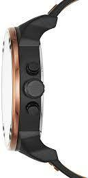 Montre Diesel DZ7400 Mr Daddy 2.0 pour Homme - Cadran XXL 57mm noir, bracelet cuir noir vue 2