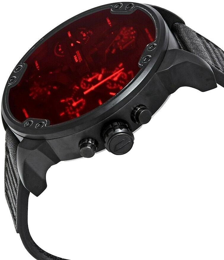 Montre Diesel DZ7402 Mr Daddy 2.0 Bracelet Cuir Noir vue 2