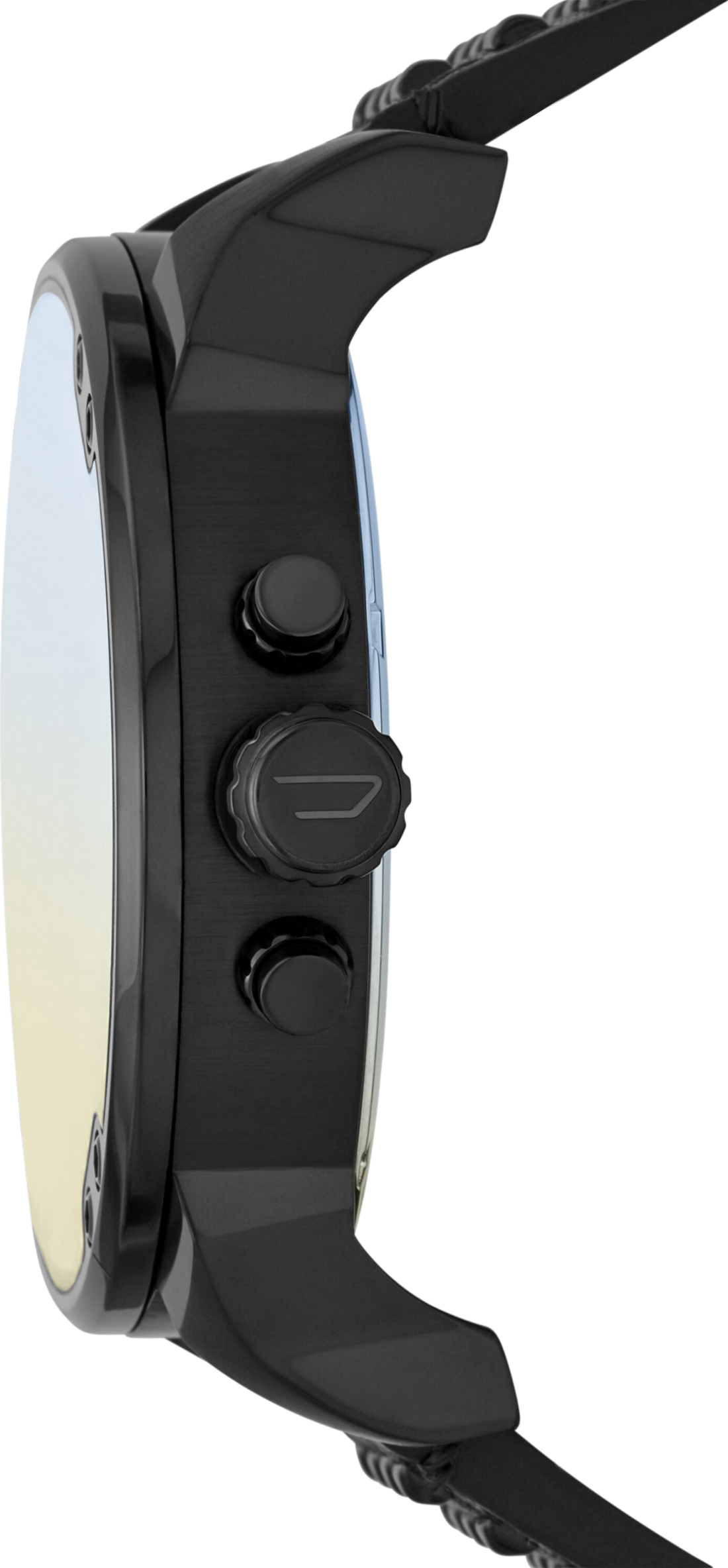 Montre Diesel DZ7451 Big Daddy pour Homme - Boîtier Noir 57mm & Bracelet Cuir Noir vue 2