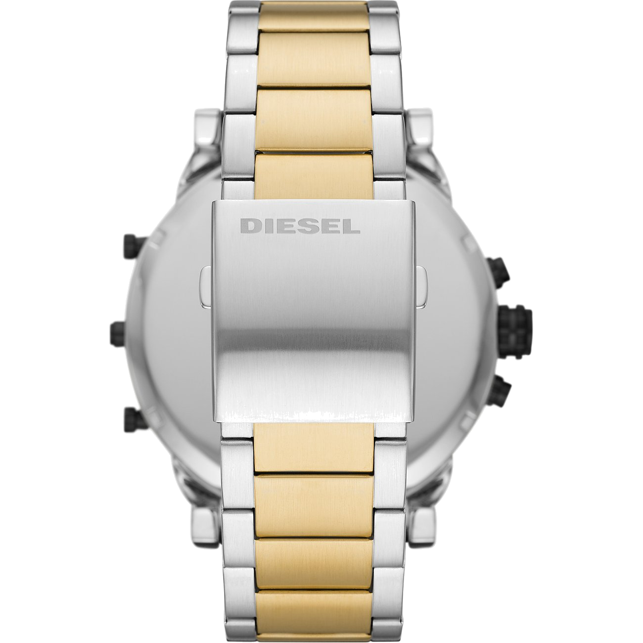 Montre Diesel Mr Daddy 2.0 DZ7459 pour Homme en acier inoxydable noir et doré vue 2