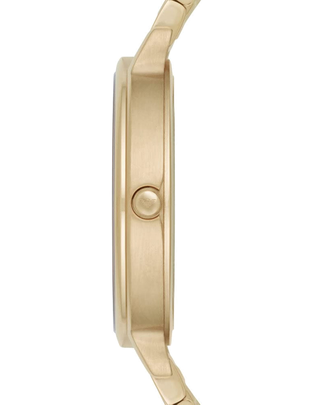 Détail du bracelet cuir de l'Emporio Armani AR11007 — Montres Outlet