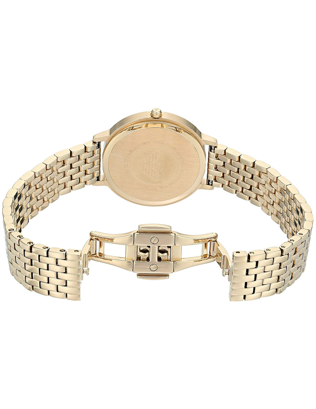 Montre Femme Emporio Armani AR11007 Acier Doré et Cadran Nacre vue 4