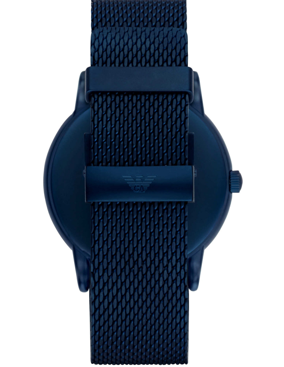 Montre Homme Emporio Armani AR11025 Cadran Blanc Bracelet Bleu vue 2