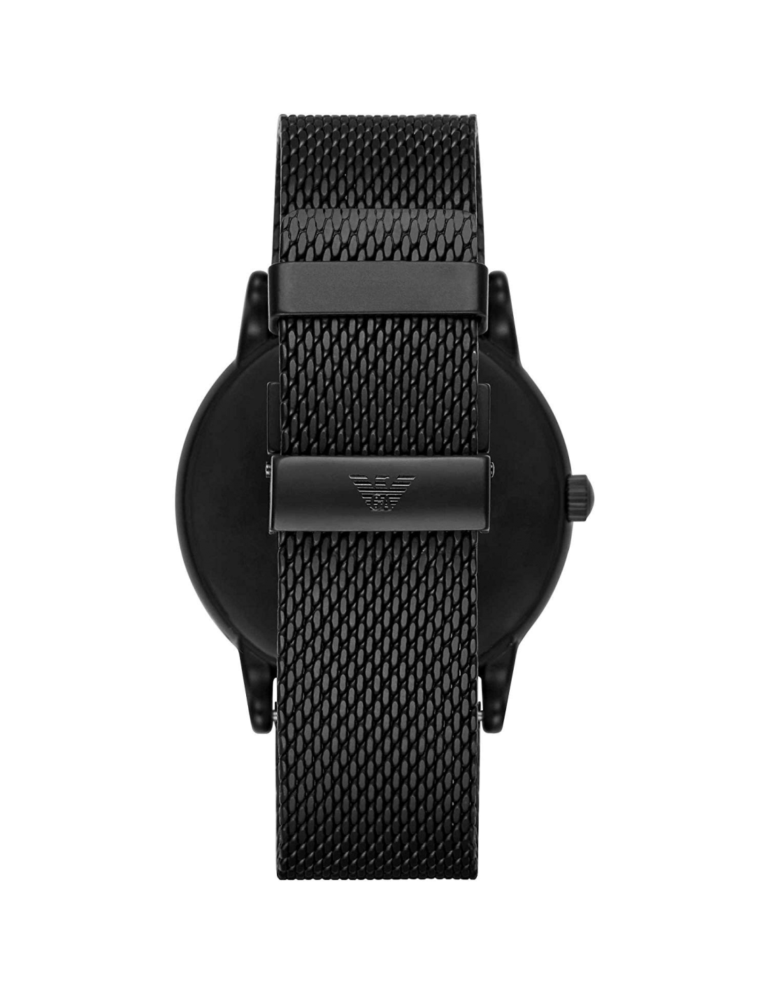 Montre Homme Emporio Armani Luigi AR11046, Cadran Blanc, Bracelet Noir Acier vue 2