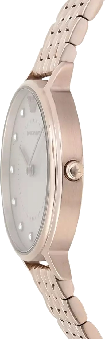 Montre-bracelet femme Emporio Armani AR11062, cadran 32mm en acier plaqué or rose vue 2