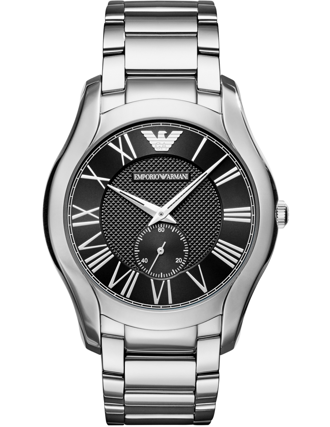 Montre Homme Emporio Armani AR11086, Cadran Bleu Soleillé, Bracelet Acier