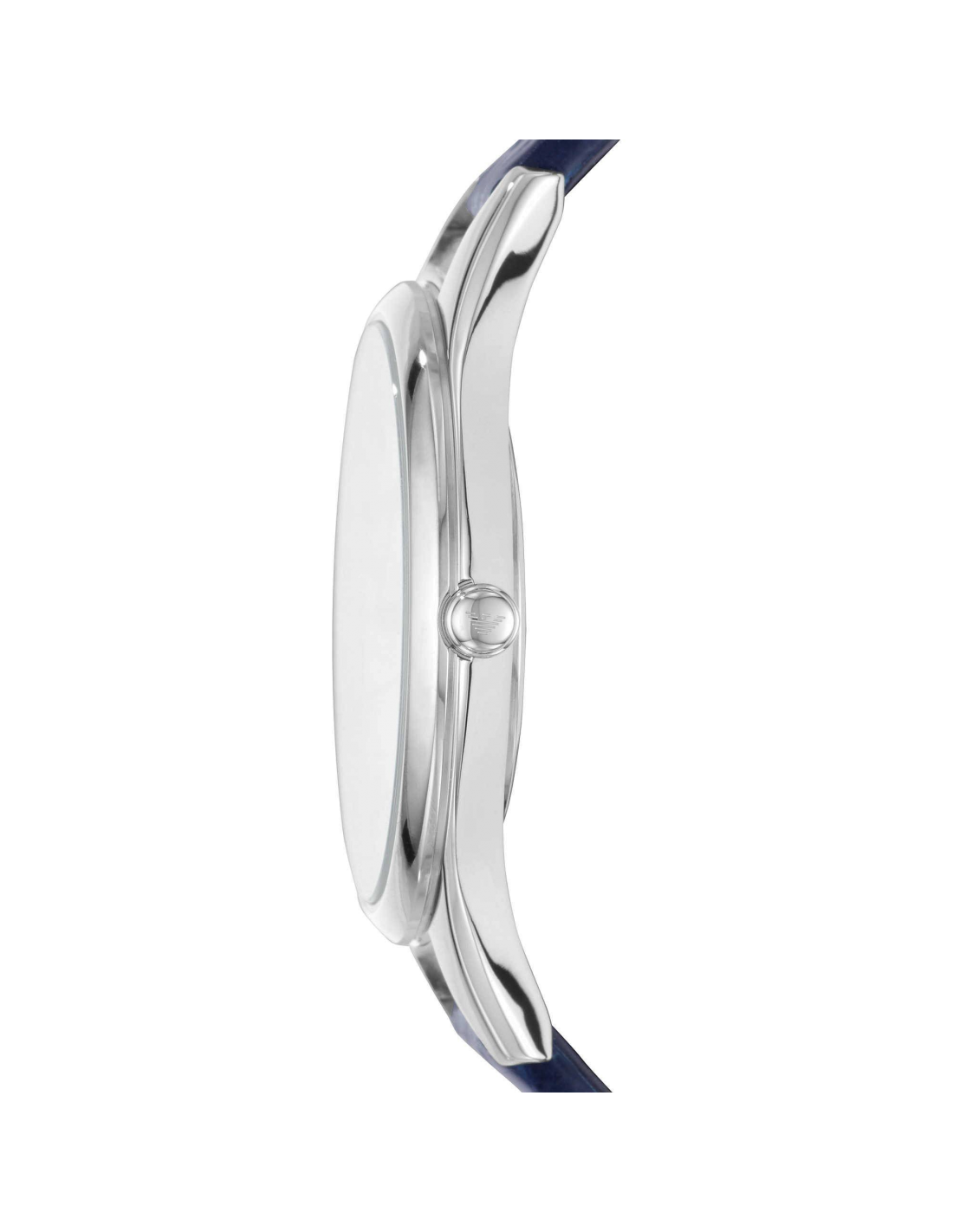 Montre Femme Emporio Armani AR11090 - Cadran Nacre, Bracelet Cuir Bleu vue 2