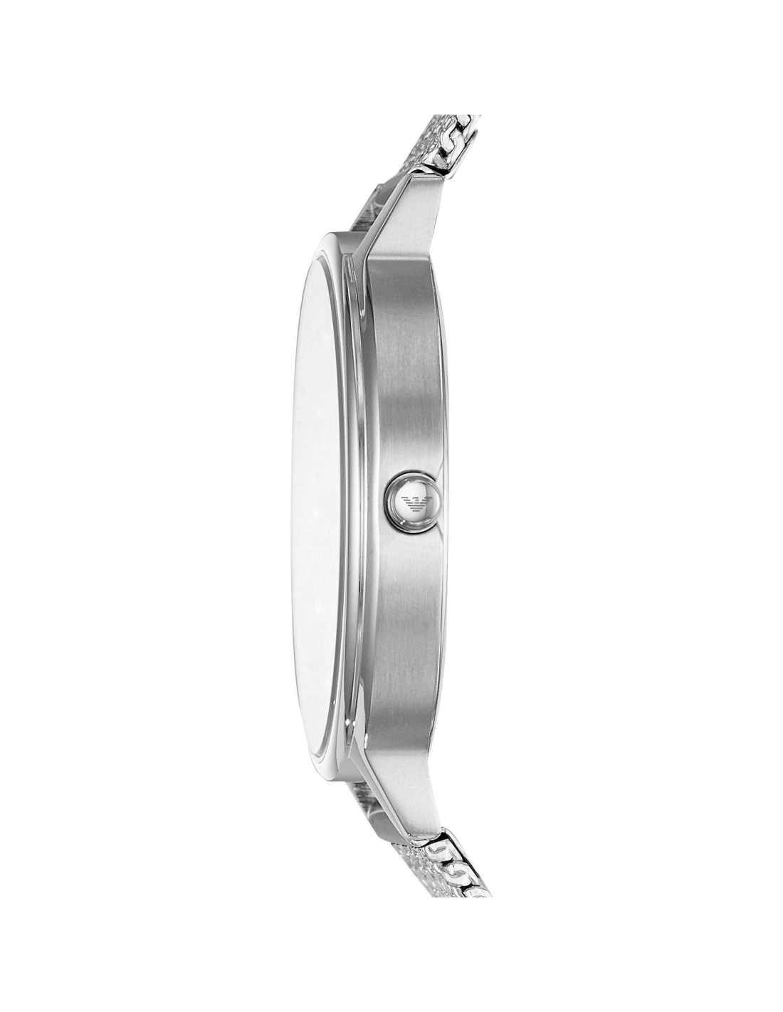 Montre Emporio Armani AR11128 Femme - Cadran et Bracelet Maille Milanaise Argenté vue 2