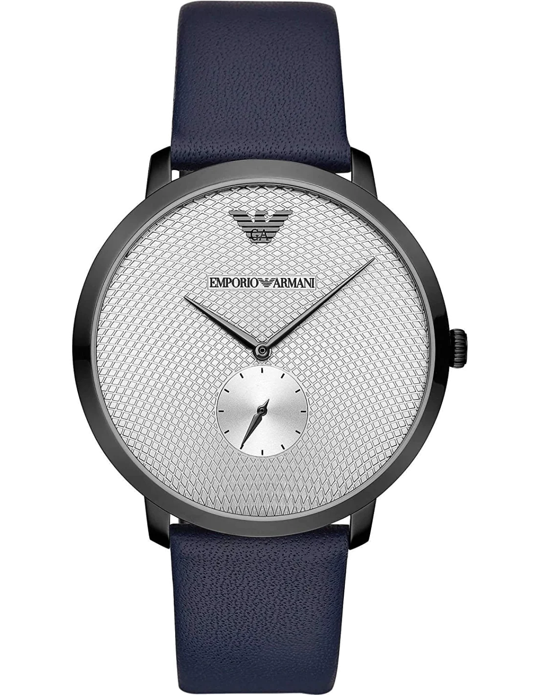 Montre Homme Emporio Armani Retro AR11214 bracelet cuir bleu