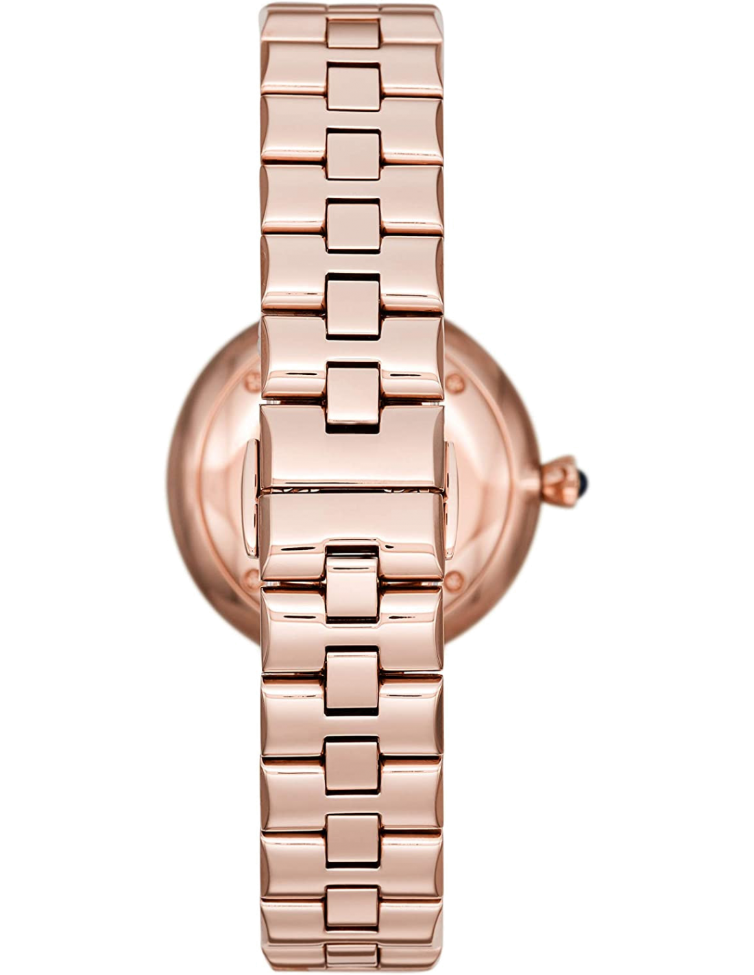 Montre Femme Emporio Armani Arianna AR11220 - Cadran Nacre & Bracelet Cuir - Boîtier Or Rose vue 3
