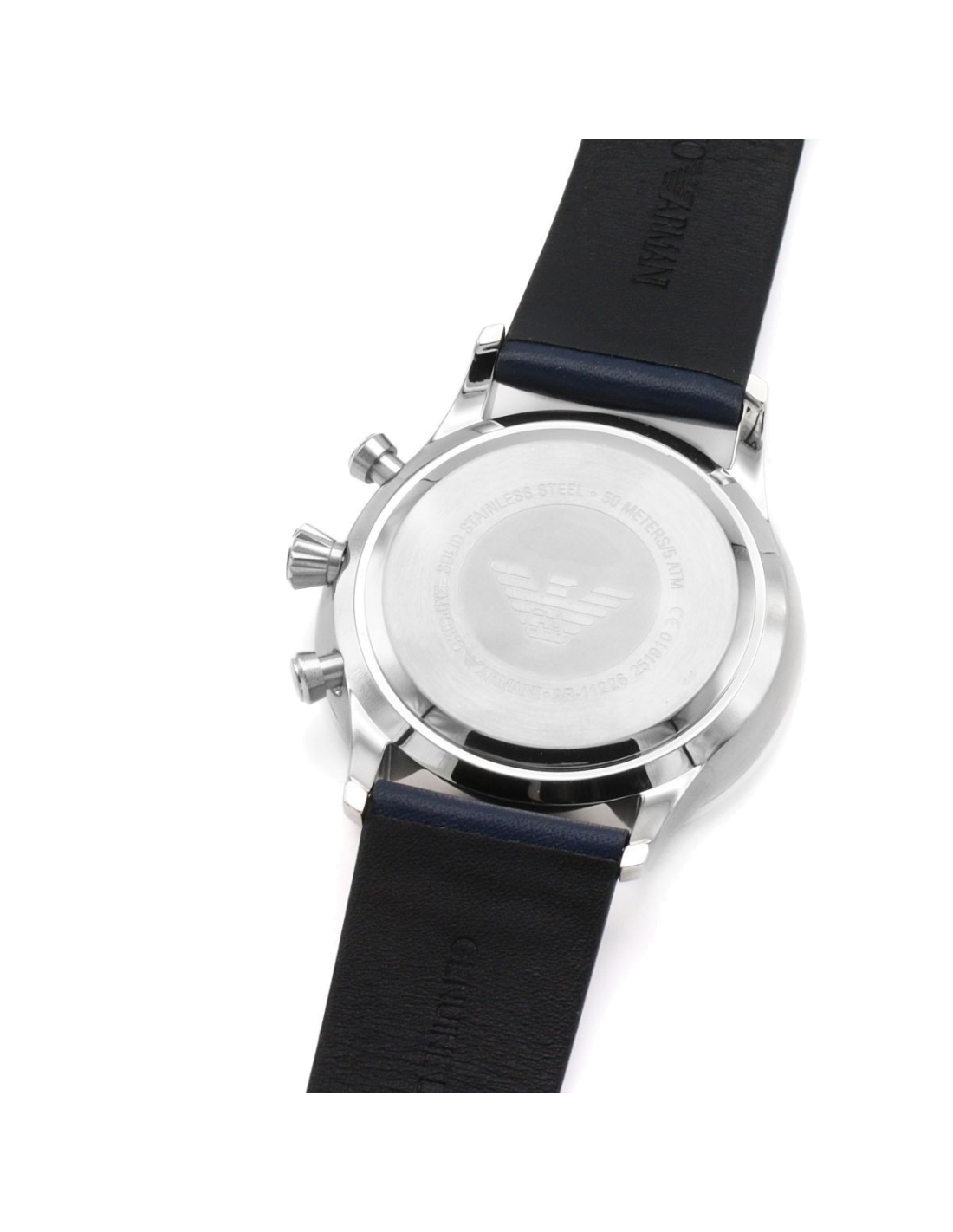 Montre Homme Emporio Armani Classique Chronographe Cadran Bleu AR11226 vue 3