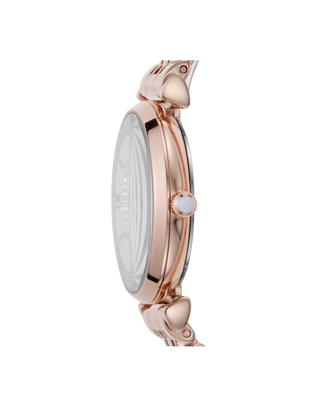 Montre Emporio Armani AR11244 Gianni T-Bar en métal doré rose vue 2