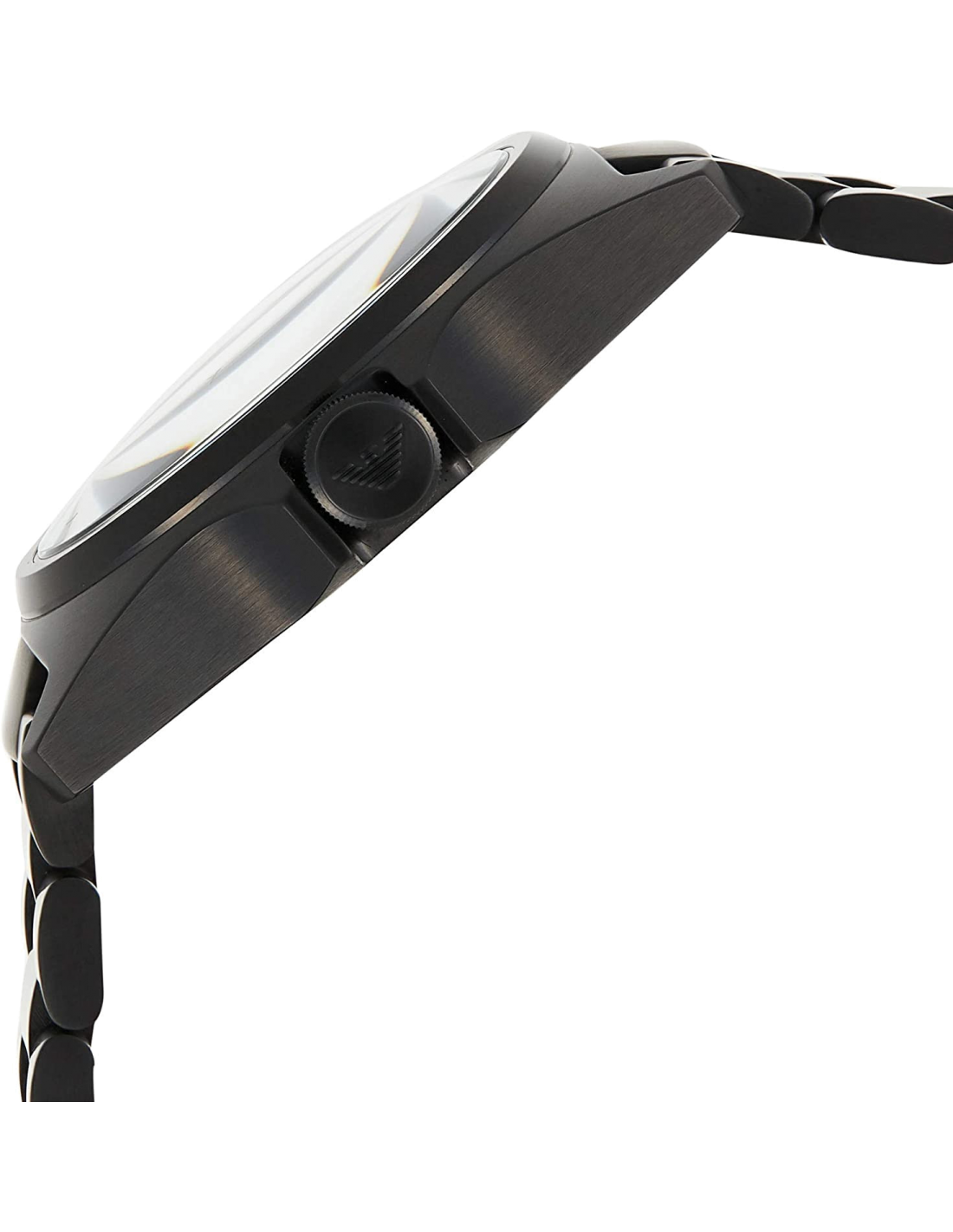 Montre Homme Emporio Armani AR11257 Nicola en Acier Noir à Maille Milanaise vue 2