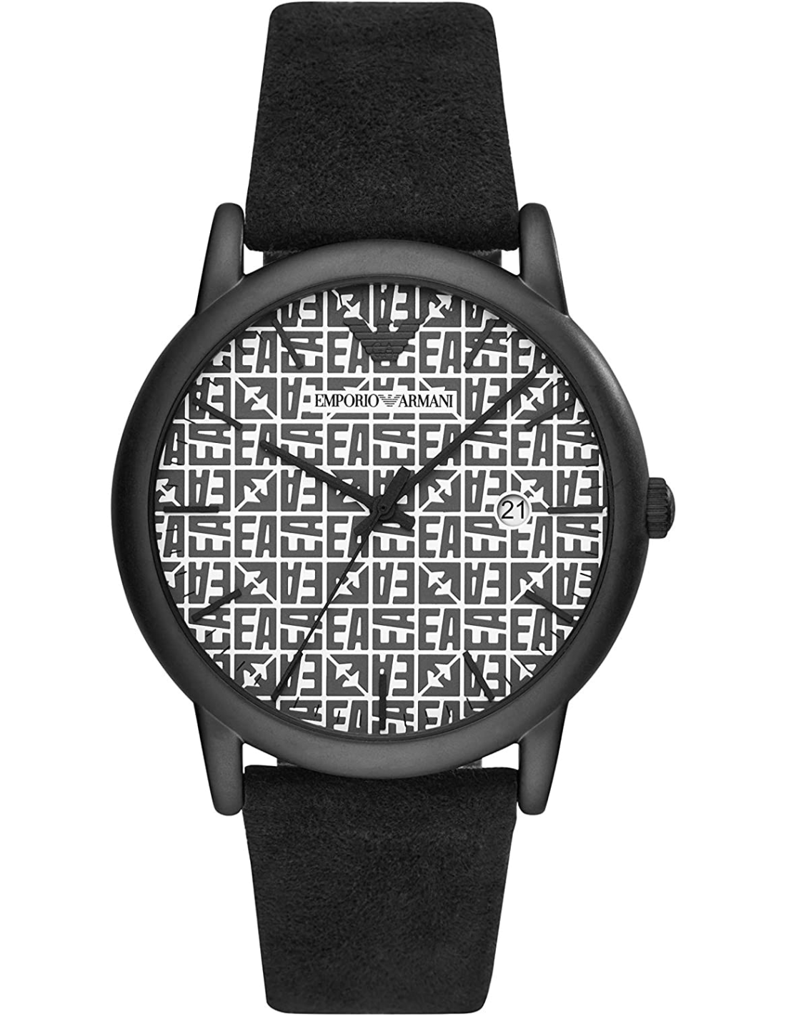 Montre Homme Emporio Armani Luigi AR11274 Cadran Multicolore Bracelet Cuir Noir vue 4