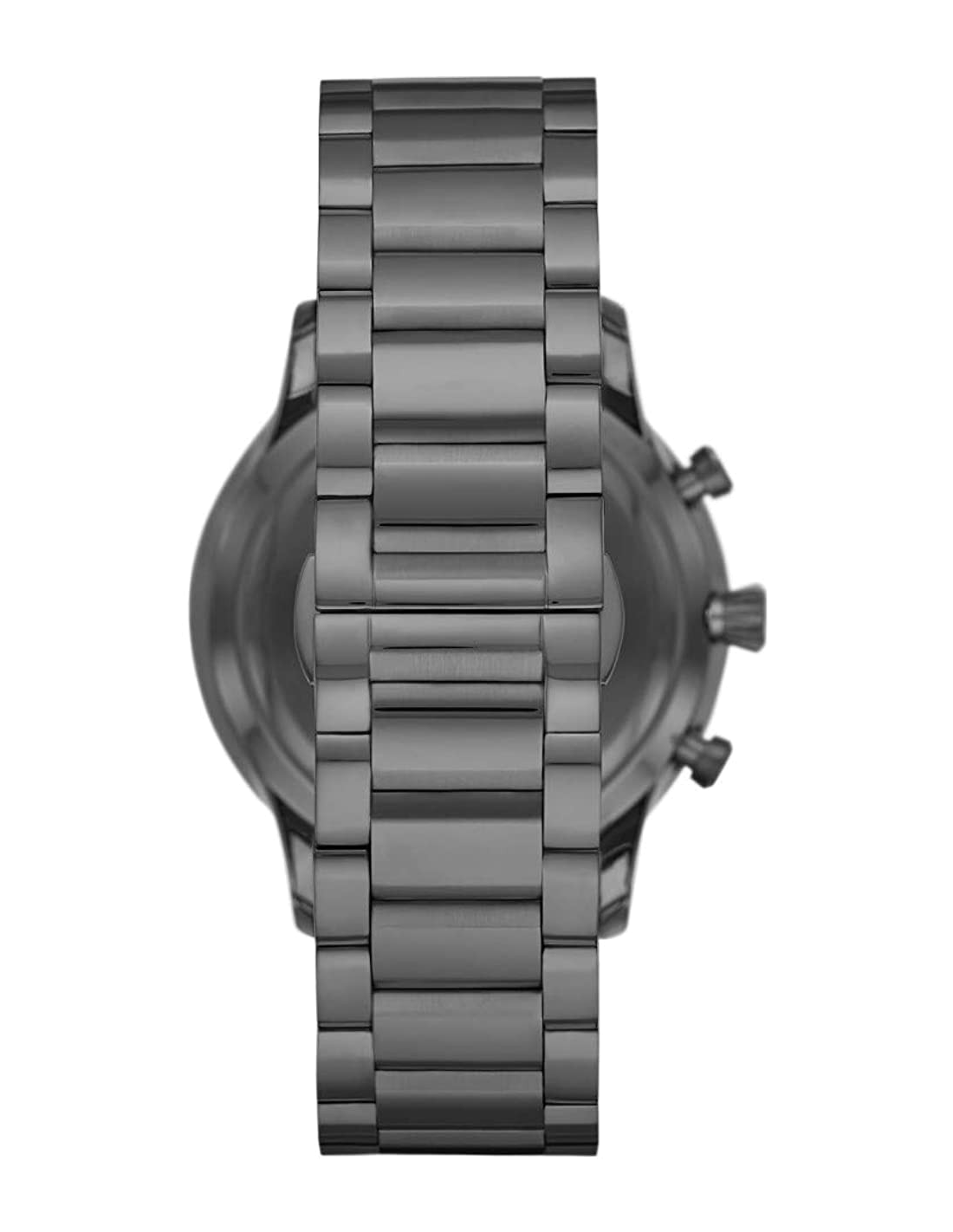 Montre Homme Emporio Armani Giovanni AR11348 Cadran Bleu Bracelet Acier Noir vue 2