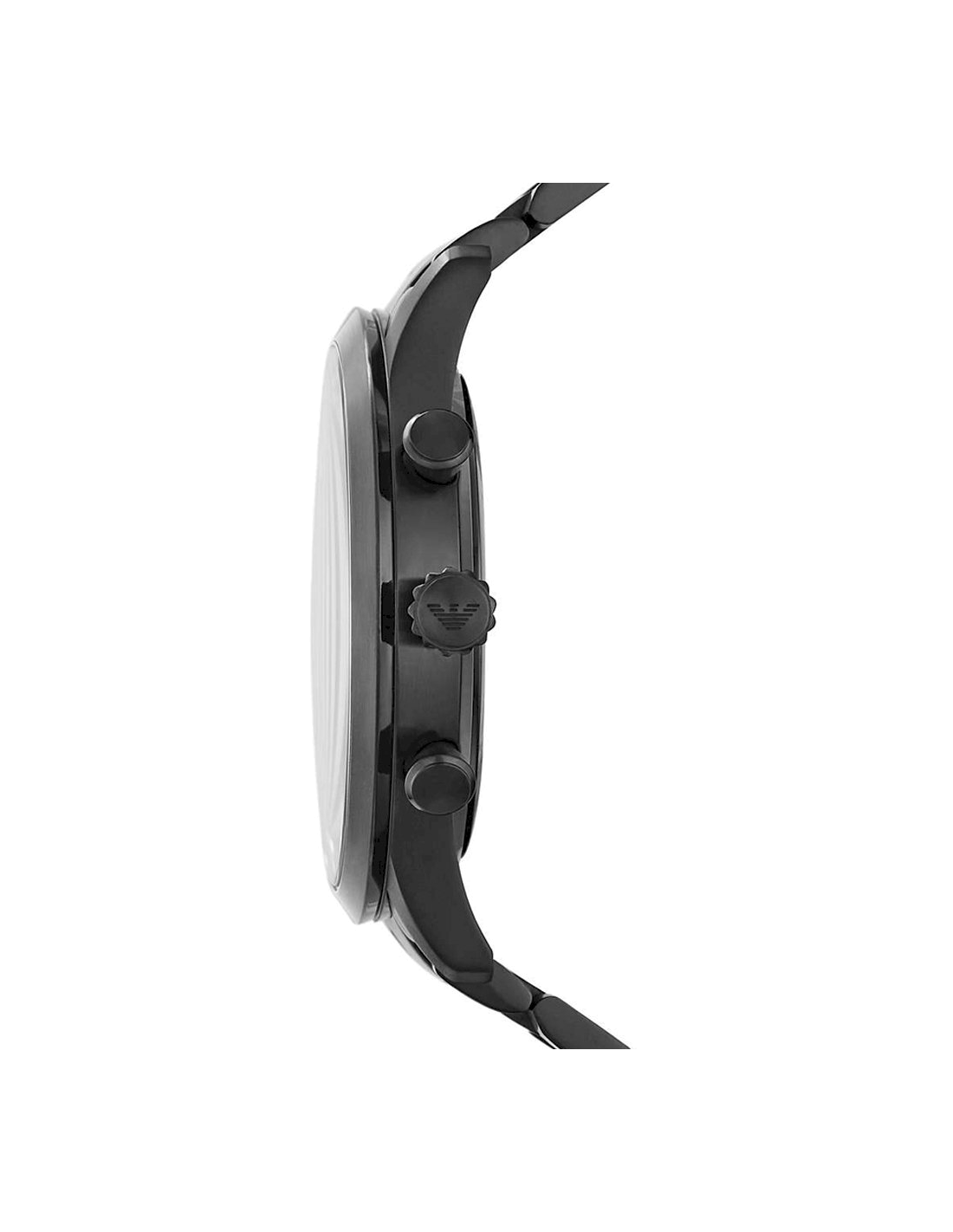 Montre Homme Emporio Armani Luigi AR11349 - Boîtier et bracelet acier noir vue 4