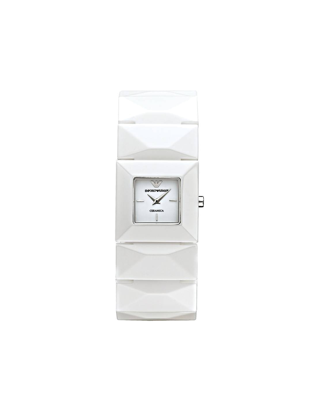 Montre Femme Emporio Armani AR1436 - Cadran et Bracelet en Céramique Blanche