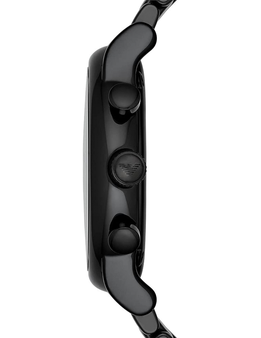 Montre Emporio Armani AR1509 Chronographe Homme en Céramique Noire vue 2