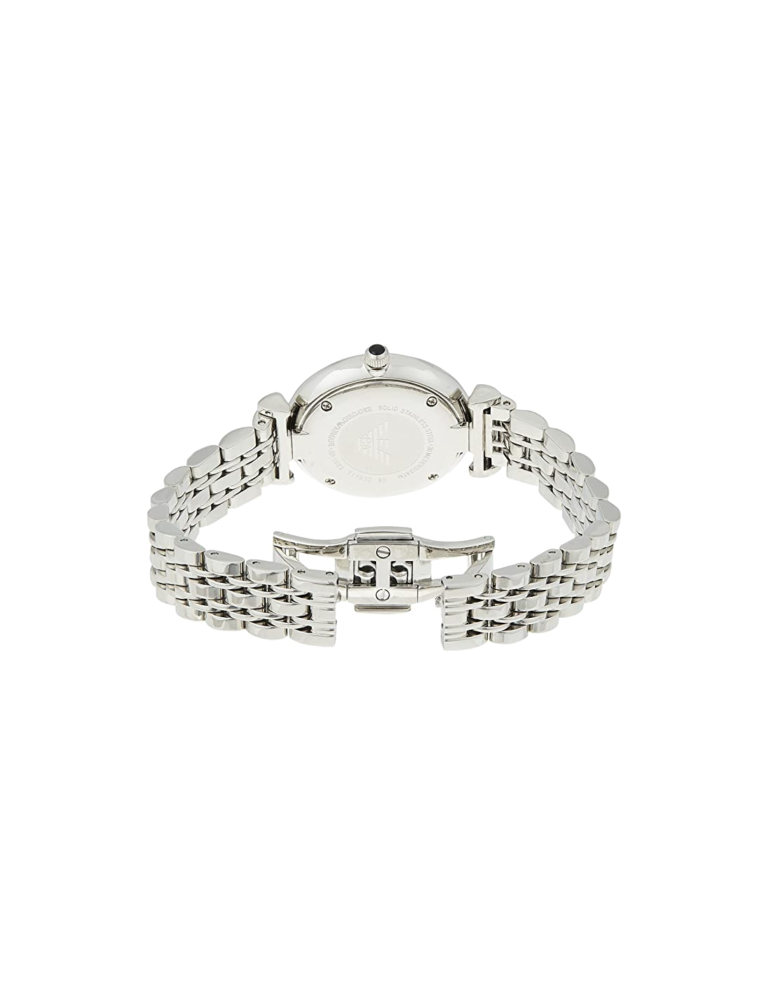 Montre Femme Emporio Armani AR1682 - Cadran Nacre & Bracelet Acier Argenté vue 3