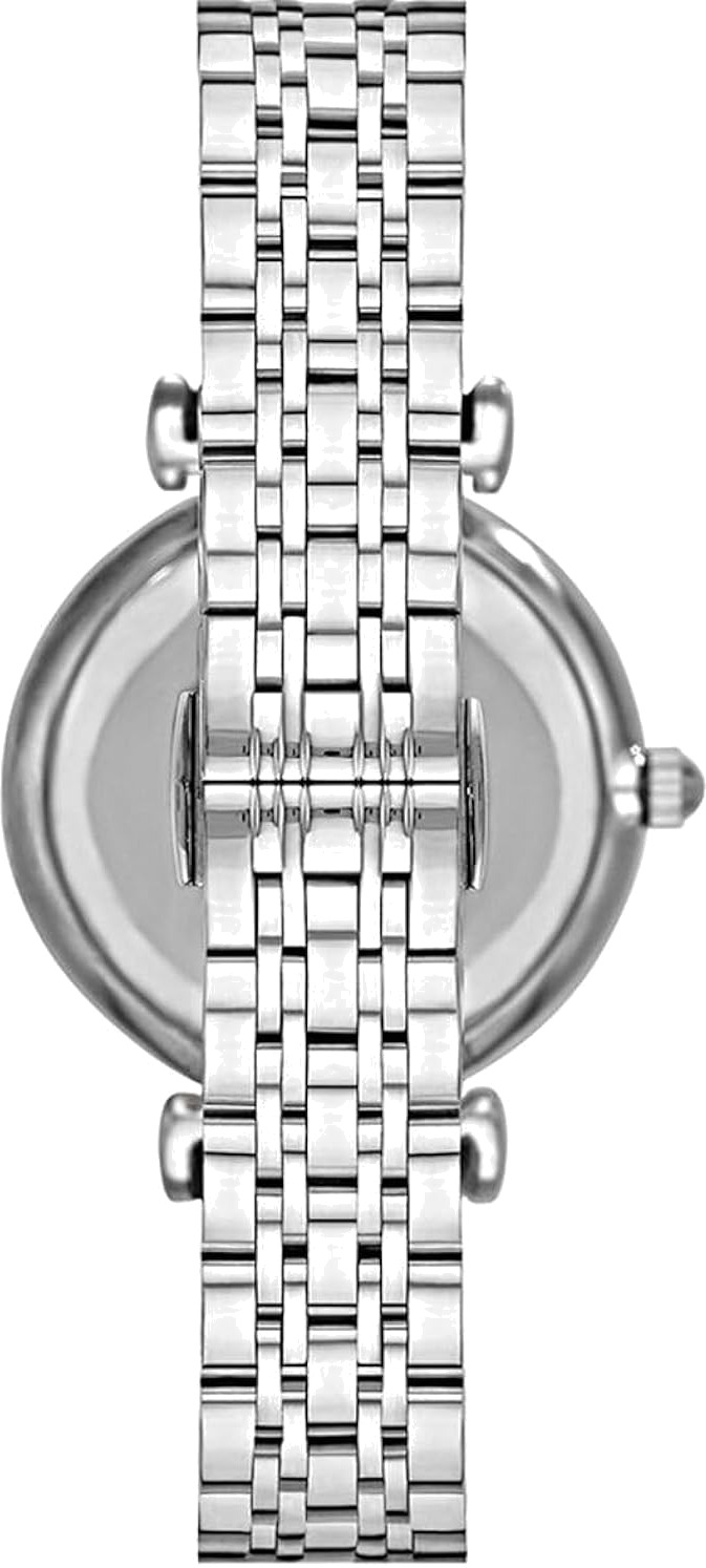 Montre Femme Emporio Armani AR1779 Cadran Nacre Rose Fuchsia Bracelet Cuir vue 2