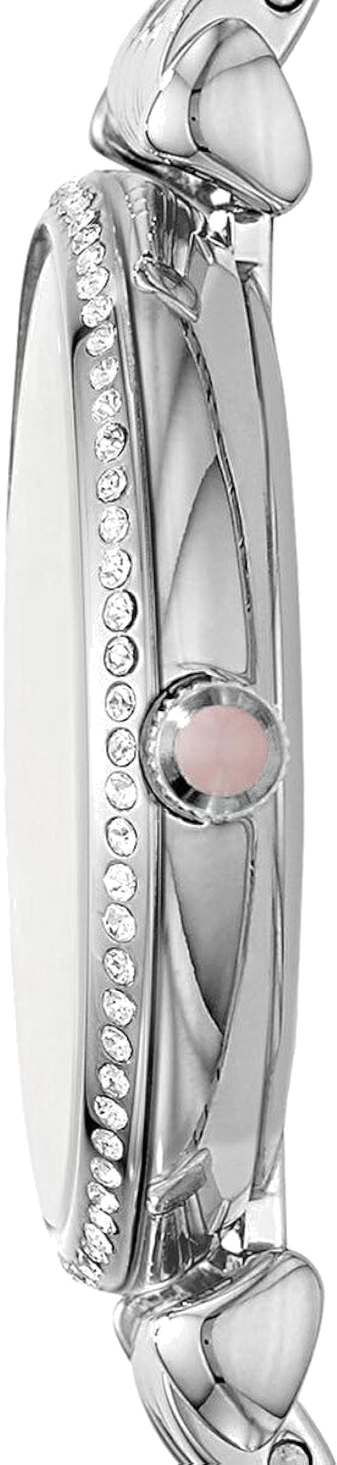 Montre Femme Emporio Armani AR1779 Cadran Nacre Rose Fuchsia Bracelet Cuir vue 3