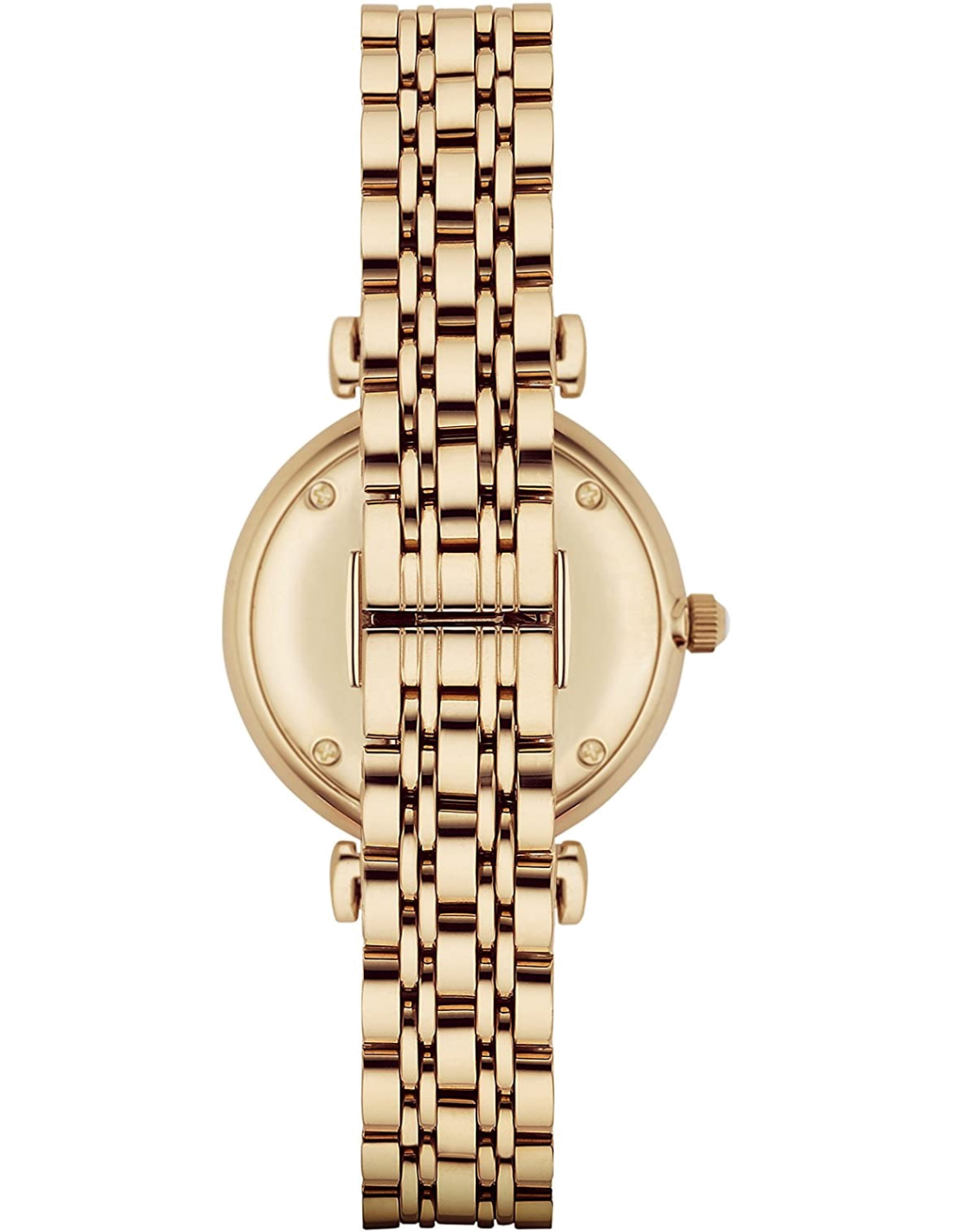 Montre Femme Emporio Armani AR1907 - Cadran Nacre & Bracelet Acier Doré vue 3