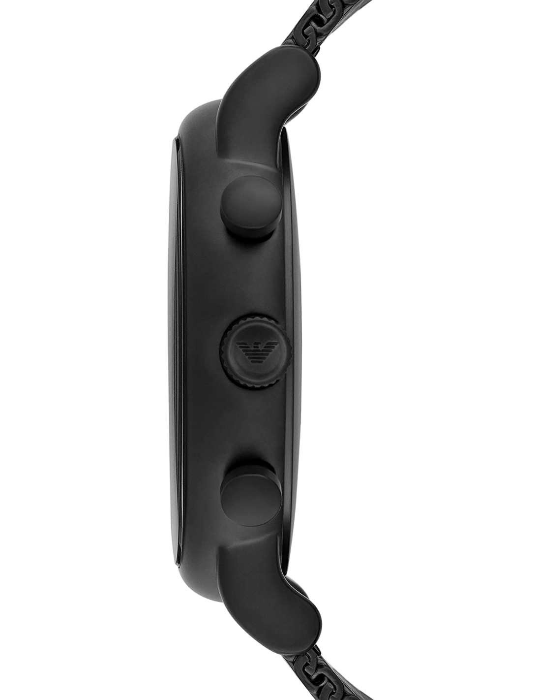 Montre Homme Emporio Armani AR1968 - Cadran et bracelet noir maille milanaise vue 2